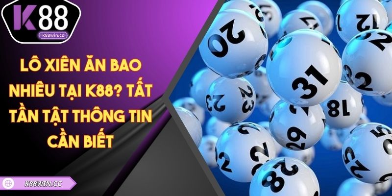 Lô Xiên Ăn Bao Nhiêu Tại K88? Tất Tần Tật Thông Tin Cần Biết Lô Xiên Ăn Bao Nhiêu Tại K88? Tất Tần Tật Thông Tin Cần Biết